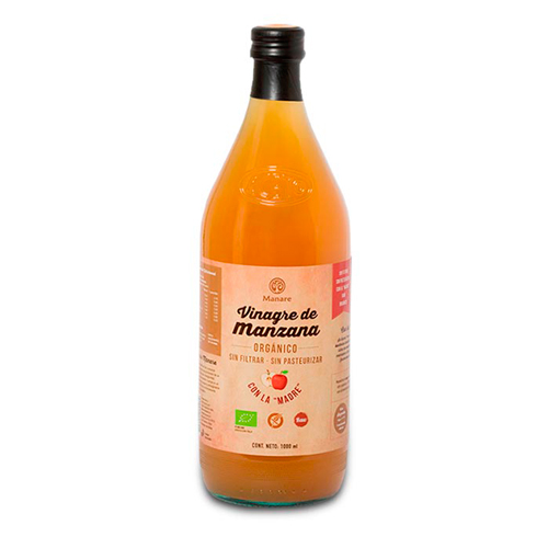 Vinagre de Manzana Orgánico 1 LT Marca Manare