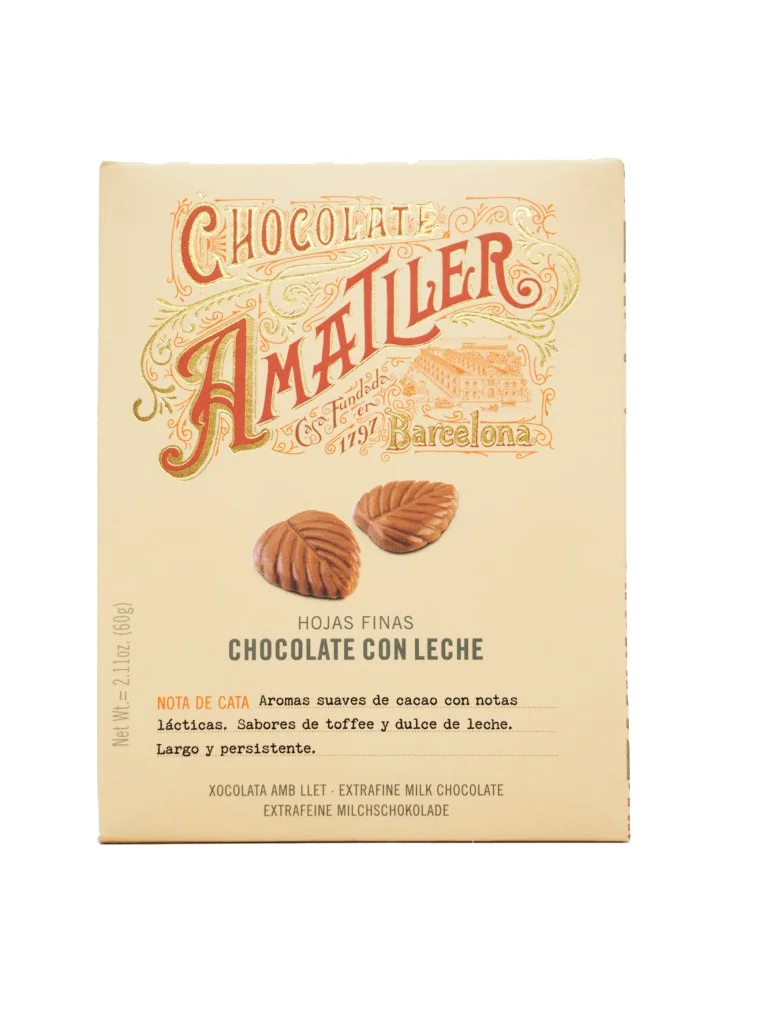 Amatller Hojas Chocolate con leche